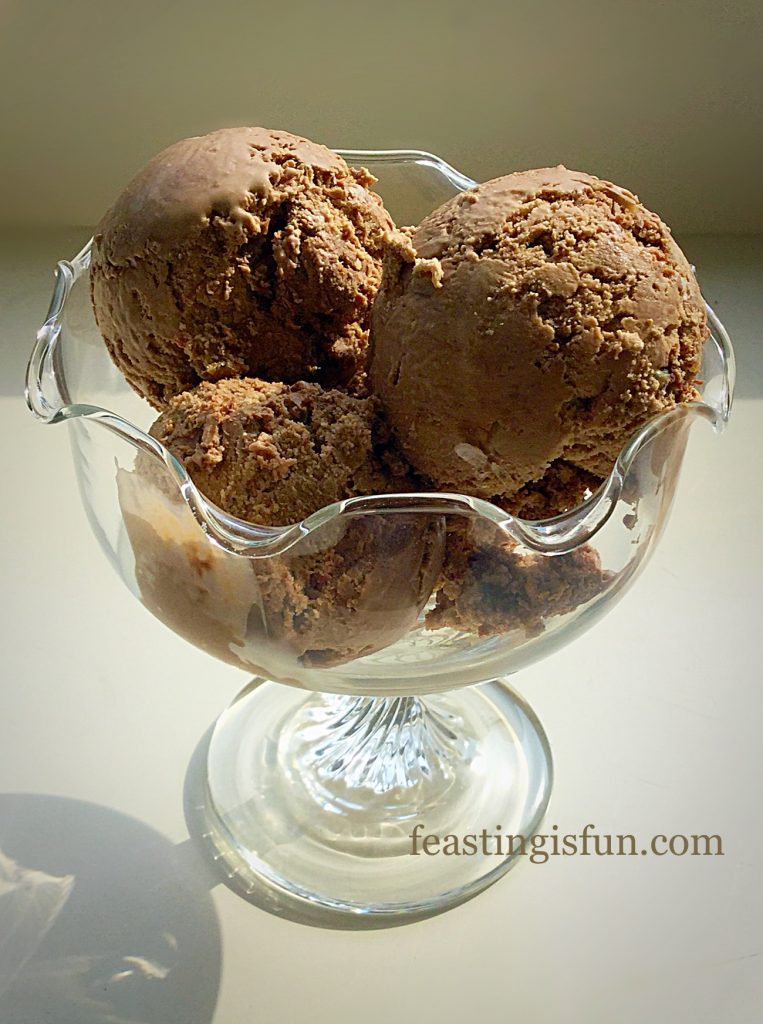 Chocolate Orange Ice Cream - Feasting Is Fun