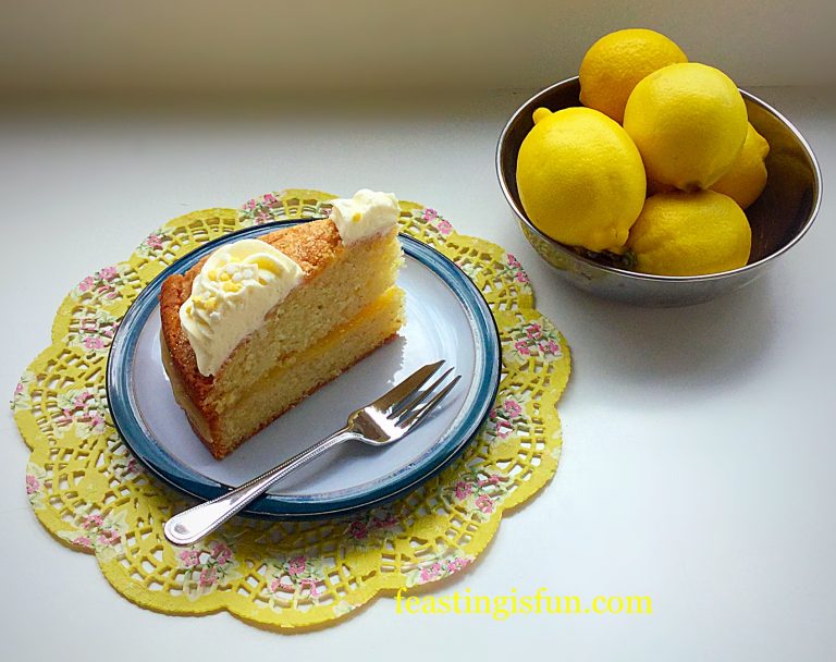 Loveliest Lemon Curd Cake Feasting Is Fun