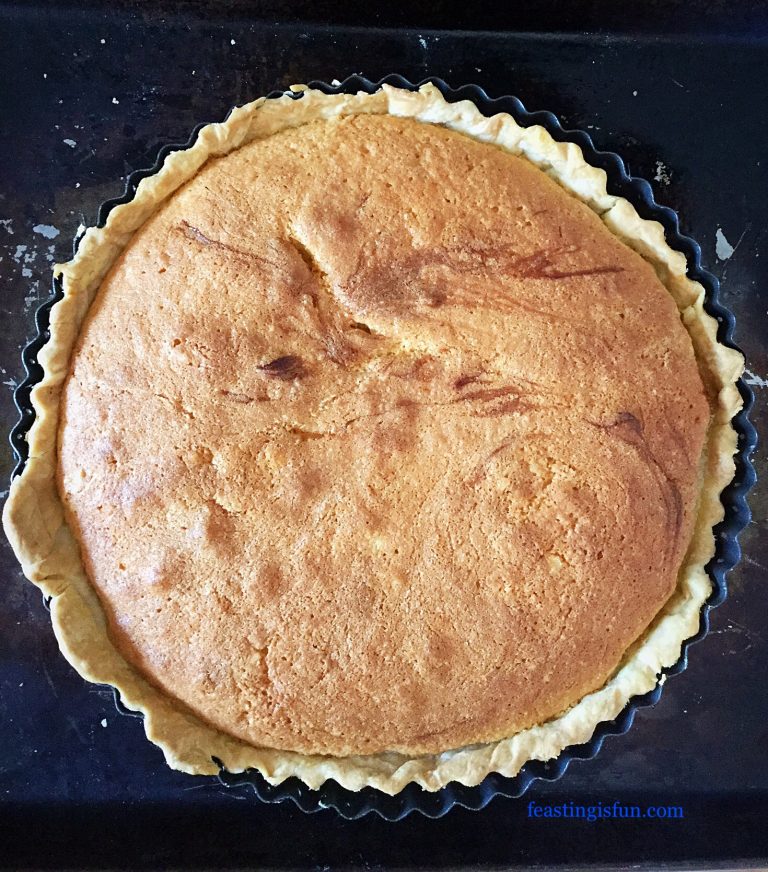 Lemon Curd Sponge Tart Feasting Is Fun