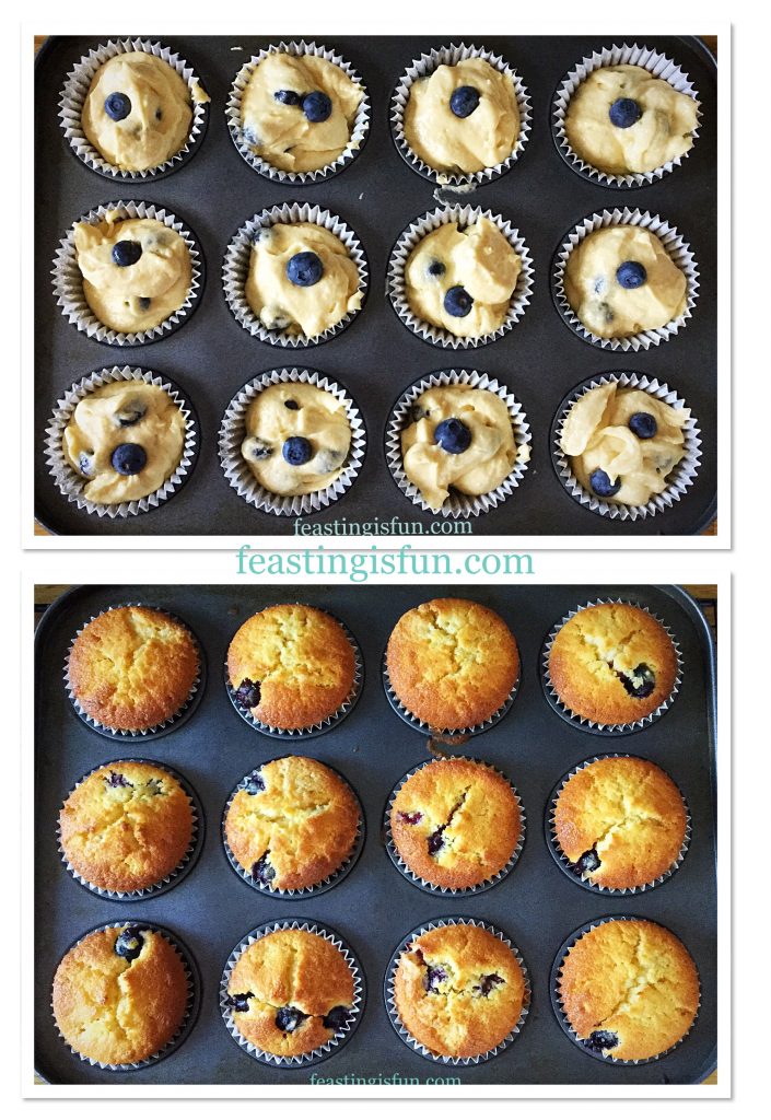 FF Blueberry And Lemon Muffins 