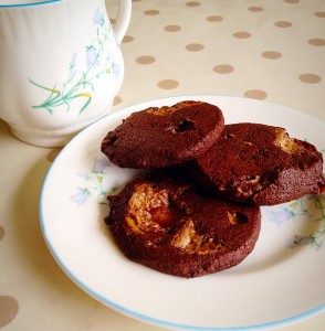 Chocolate Mars Bar Cookies