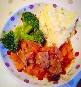 A delicious, warming, homemade beef casserole. Just what I needed.