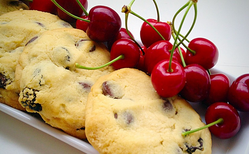 Sour Cherry Chocolate Chip Cookies