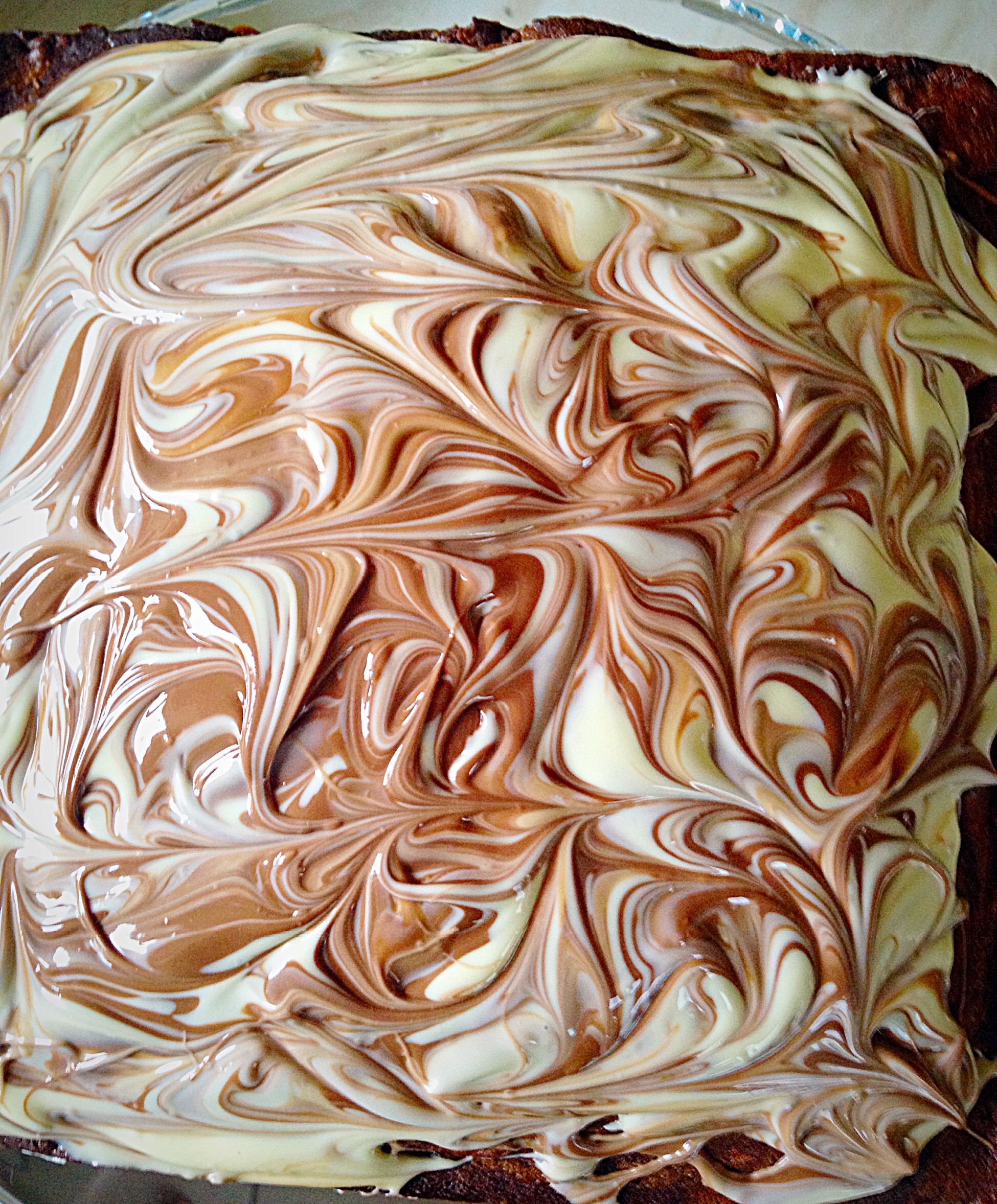 Malted Marbled Chocolate Cake - Feasting Is Fun