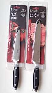 Wilko Best Small Chef's Knife and Carving Knife.