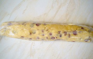 Cheer Up Chocolate Chip Cookie dough log.