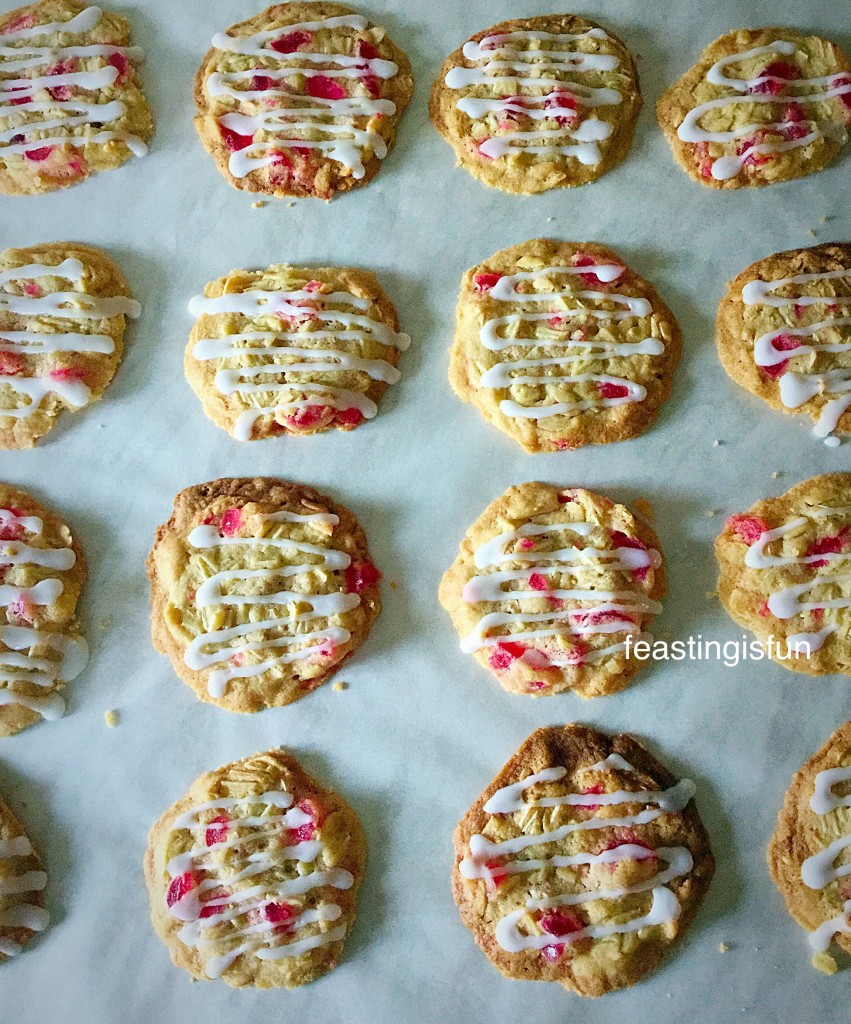 Cherry Bakewell Cookies 