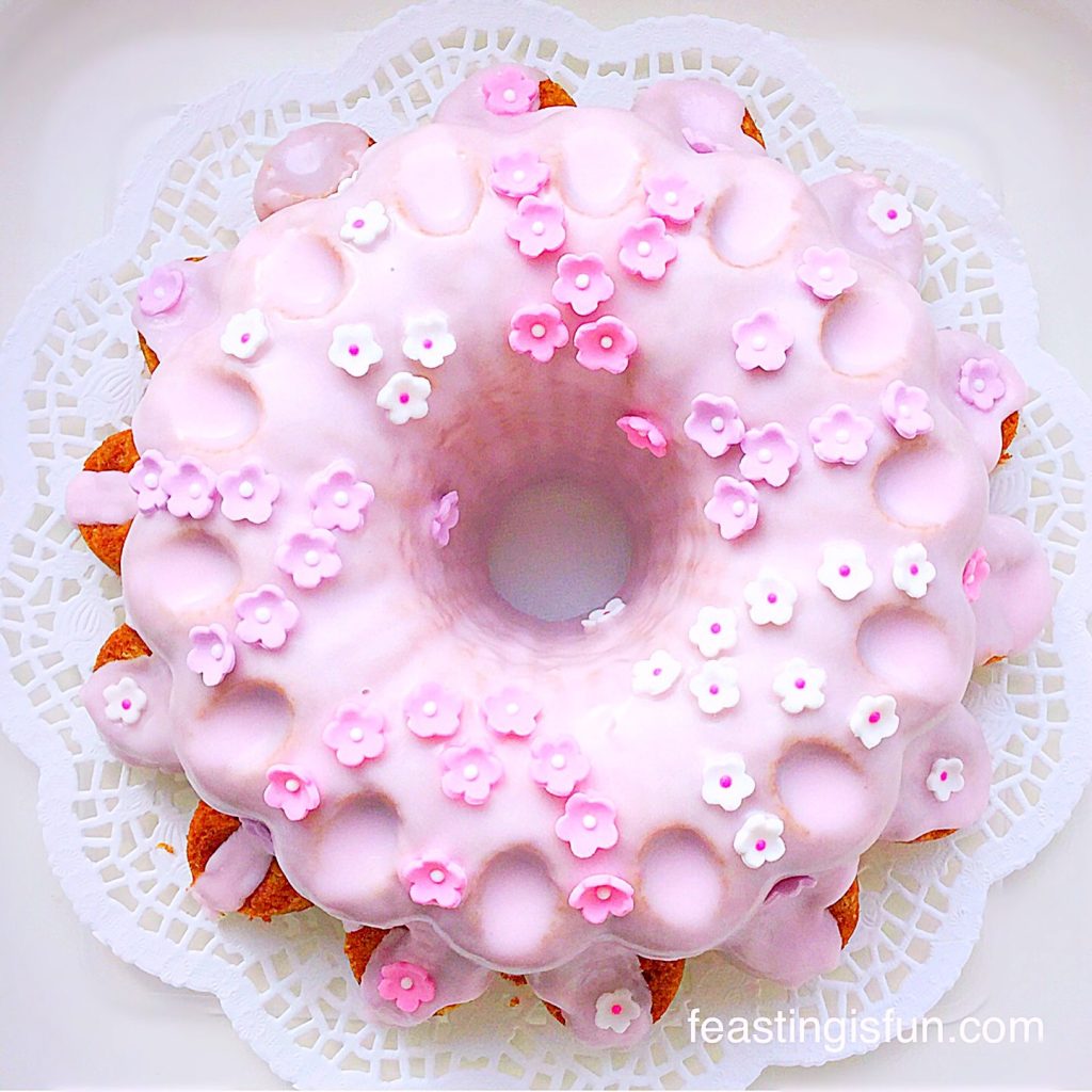 Flower Vanilla Bundt Cake 