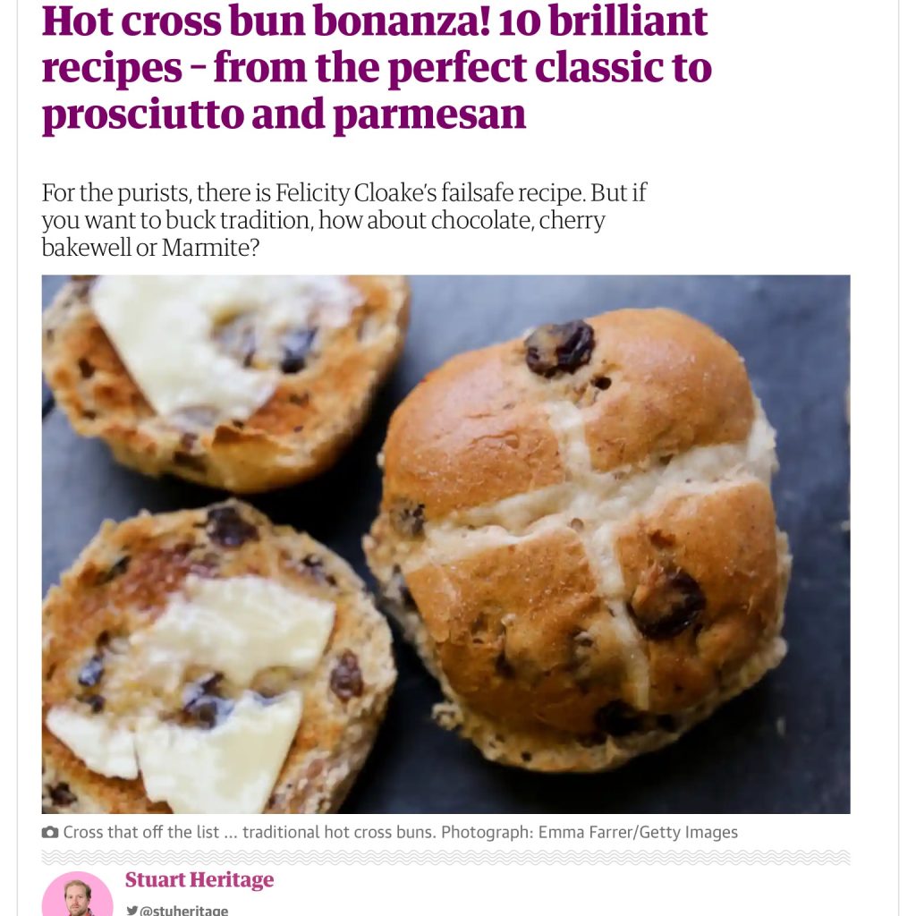 Cherry Bakewell Hot Cross Buns Feasting Is Fun