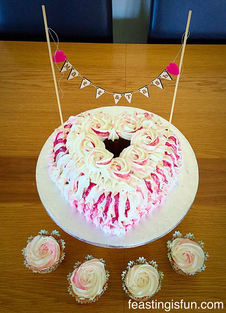 MT Heart Engagement Bundt Cake