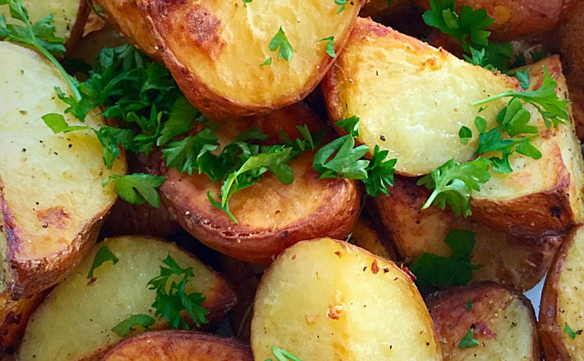 FF Garlic Rosemary Roast Potatoes