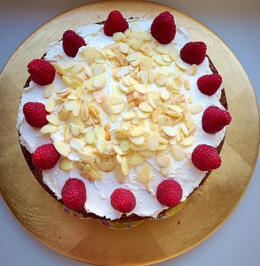 FF Raspberry Almond Cream Cake