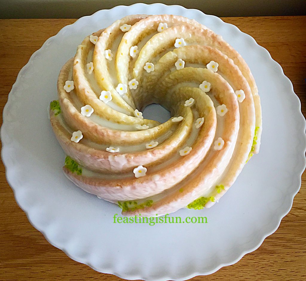 FF Swirl Lime Drizzle Cake
