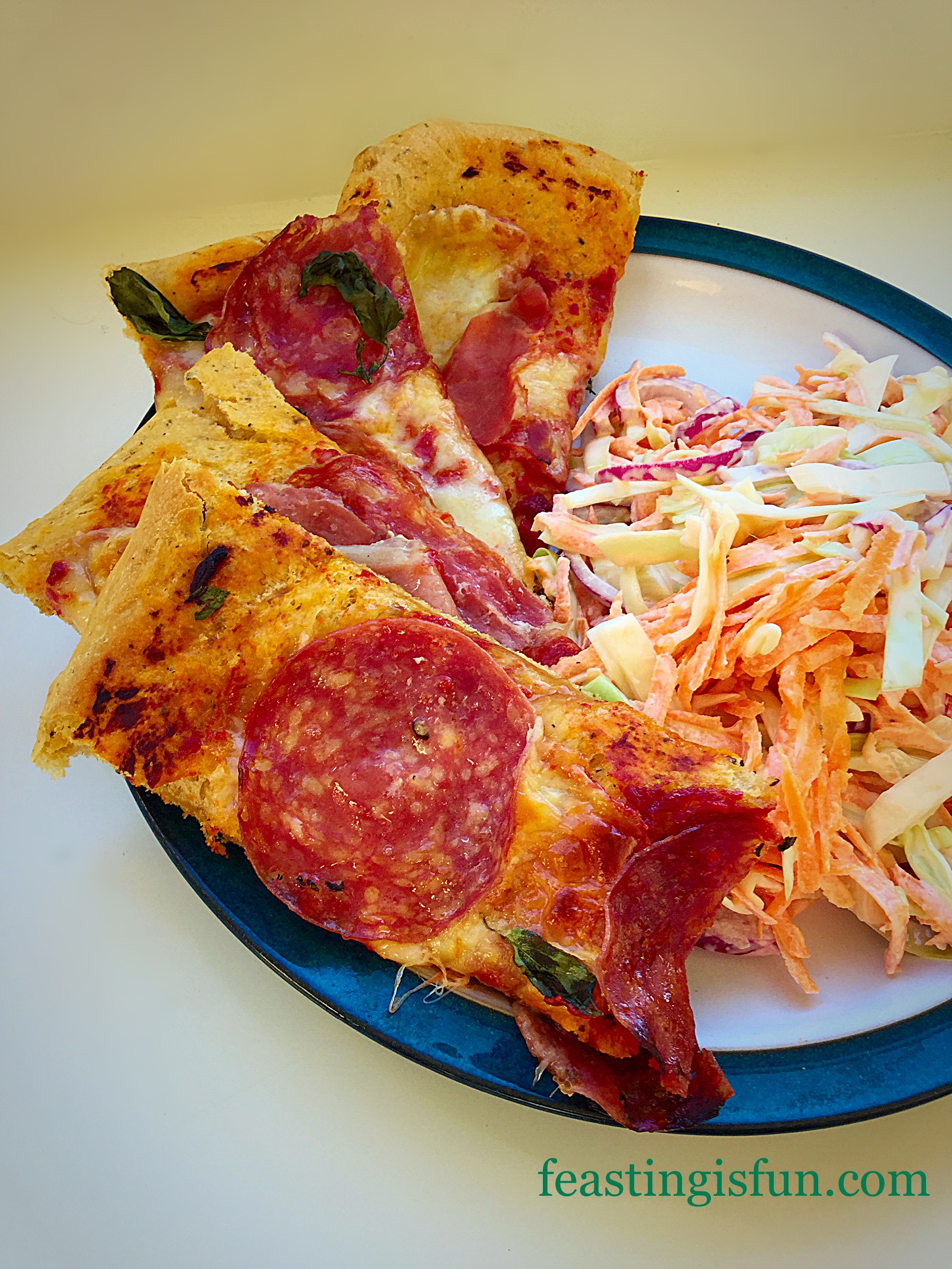 Sun Dried Tomato Bread Pizza Feasting Is Fun