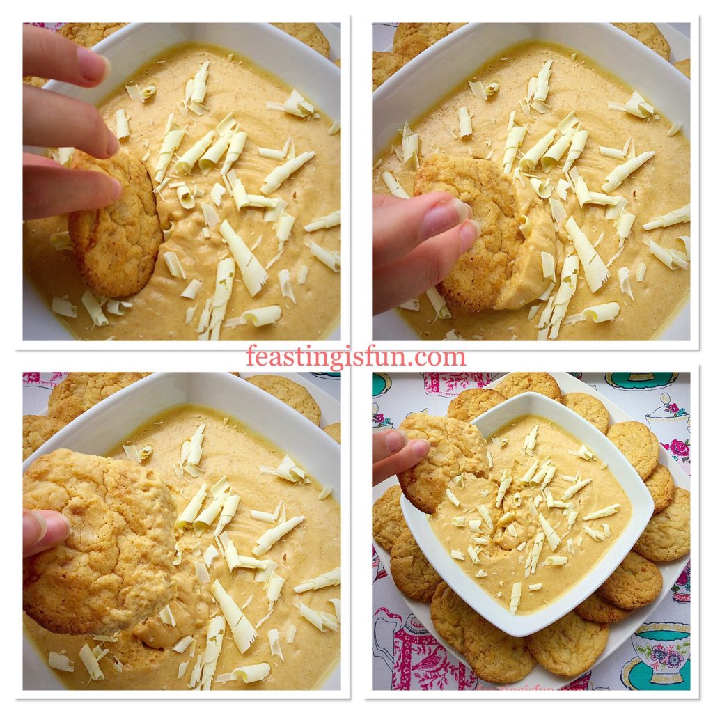 FF Easy Butterscotch Dip With Toffee Cookies