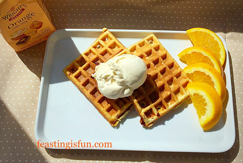 FF Fruity Orange Waffles