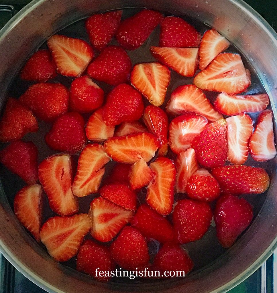 FF Fresh Strawberry Simple Syrup