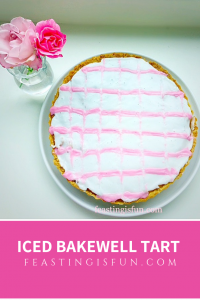 iced bakewell tart