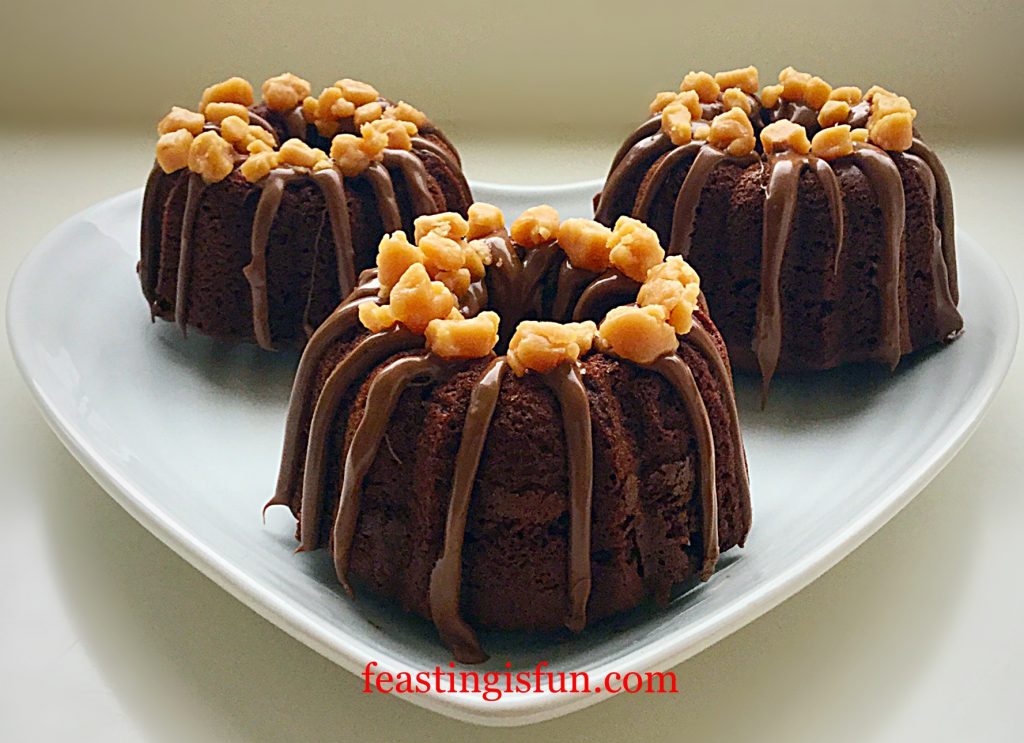 FF Mini Chocolate Fudge Bundt Cakes