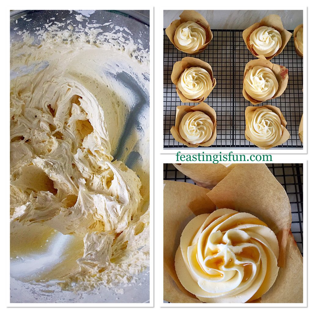 FF Maple Syrup Frosted Apple Cupcakes