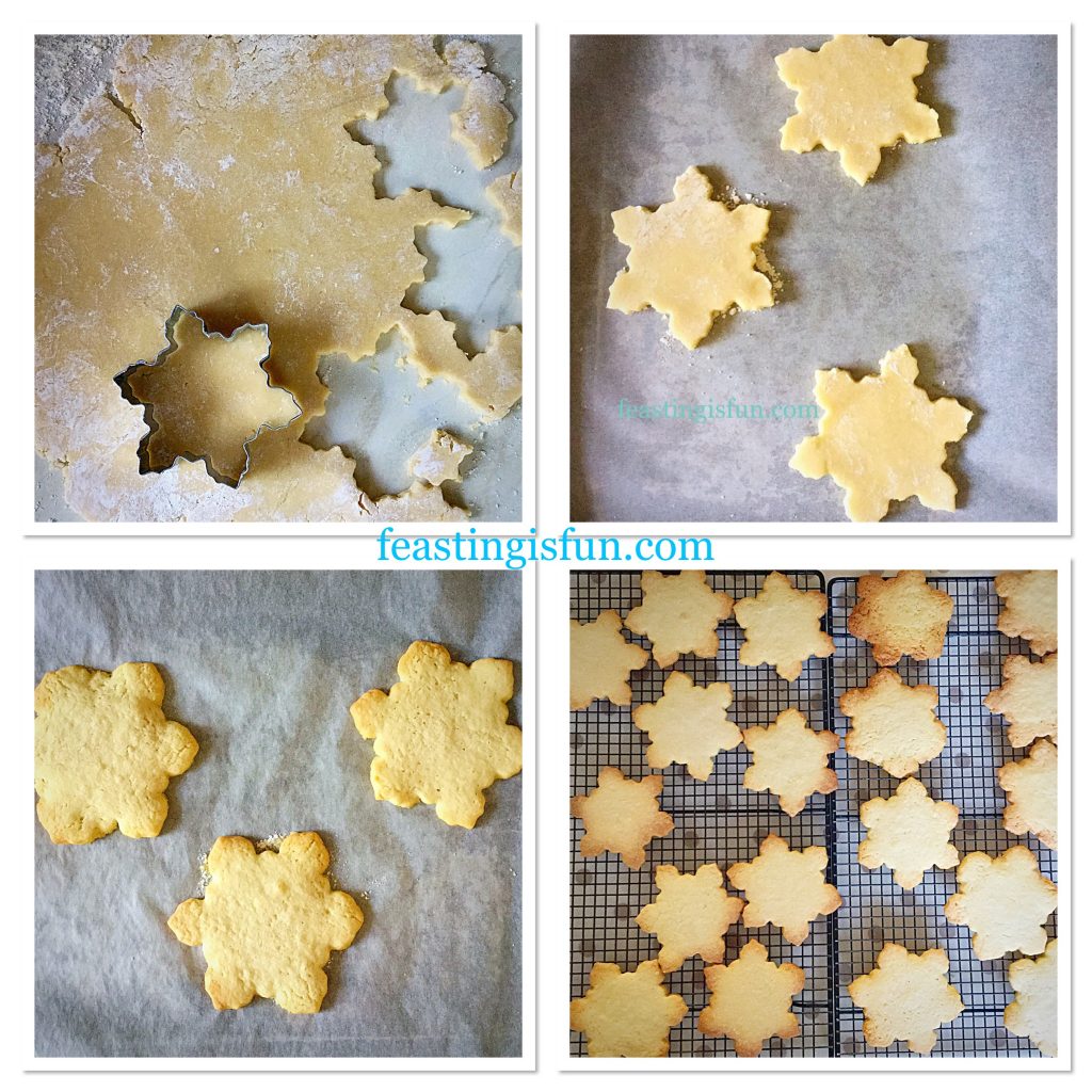 FF Peppermint Sparkling Snowflake Cookies 
