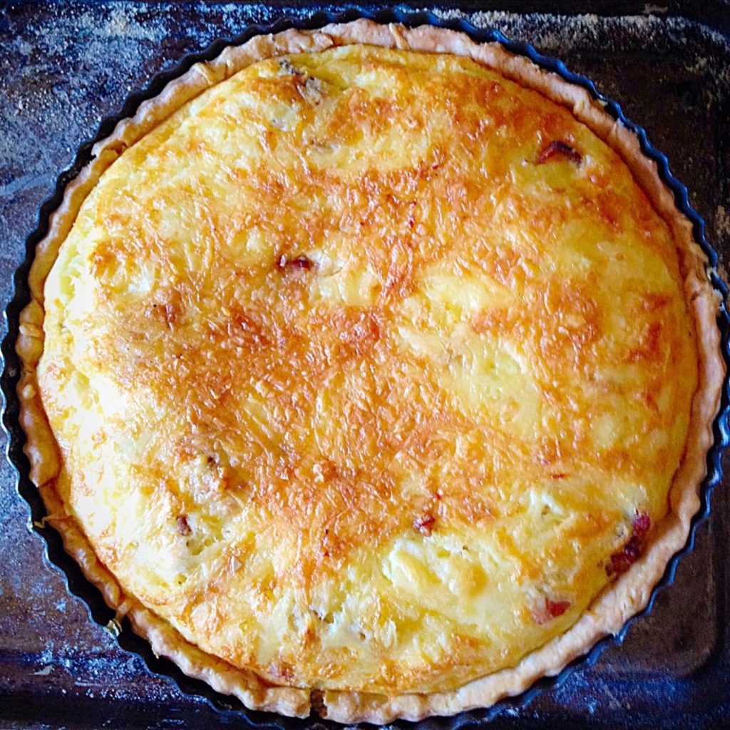 Walnut Pastry Crust Leek Stilton Tart – Feasting Is Fun