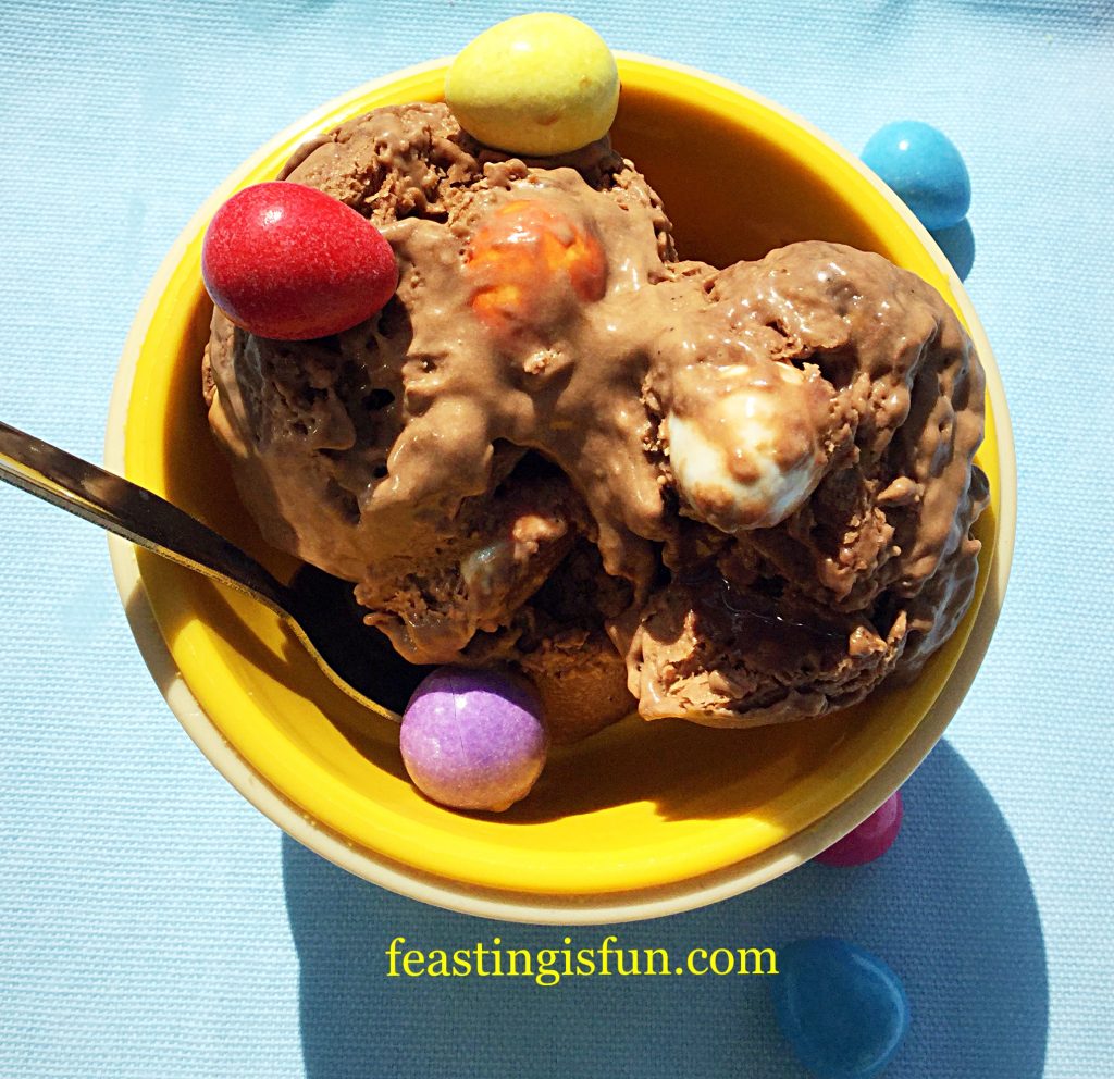 FF Smarties Chocolate Mini Egg Ice Cream 