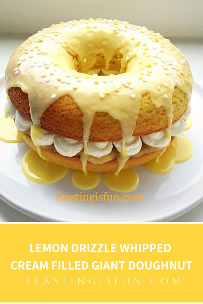 FF Lemon Drizzle Giant Doughnut 