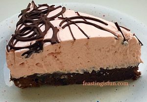 FF Toffee Cookie Base Chocolate Cheesecake 