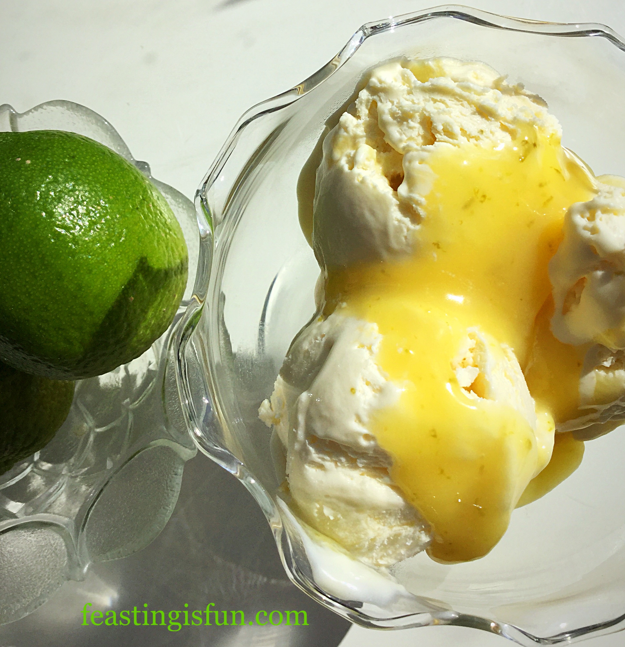 FF Lime Ripple Luxury Ice Cream 