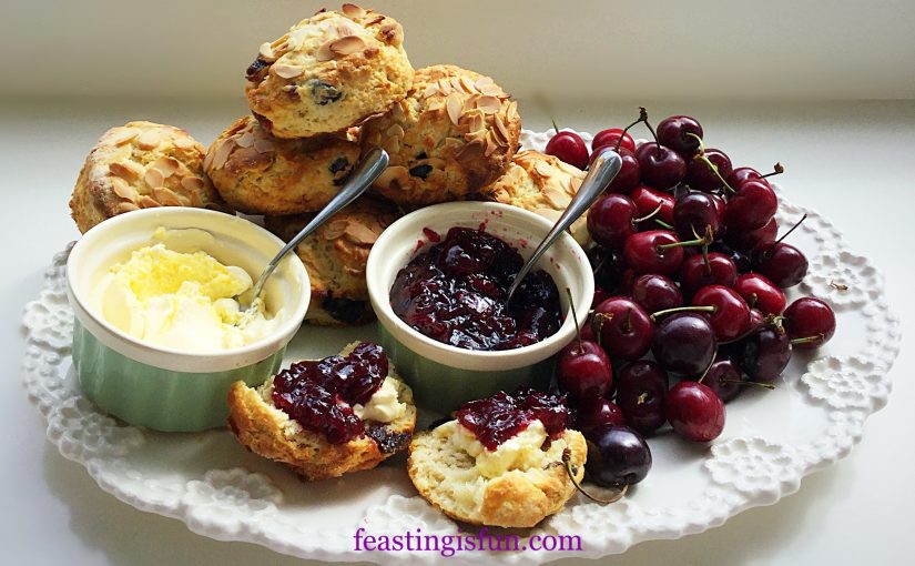 FF Almond Topped Cherry Scones