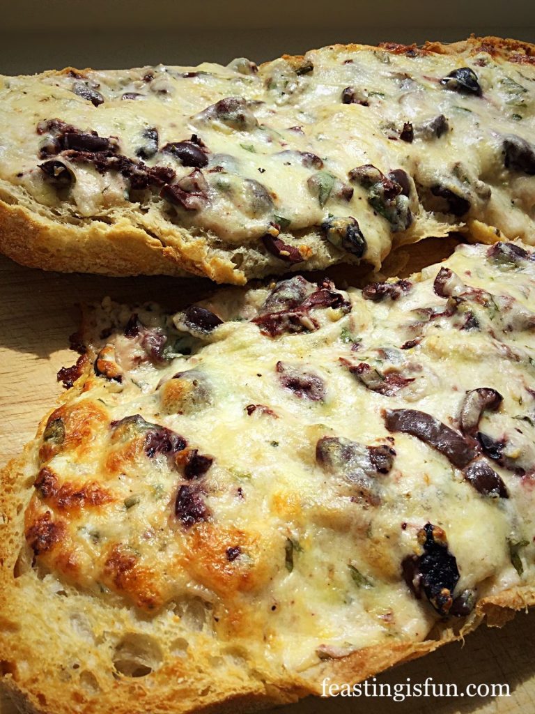 FF Baked Cheese Olive Ciabatta Bread