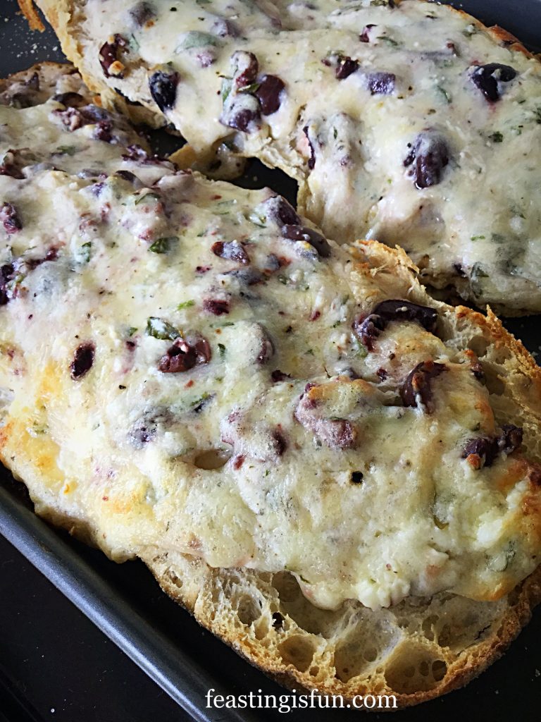 FF Baked Cheese Olive Ciabatta Bread 