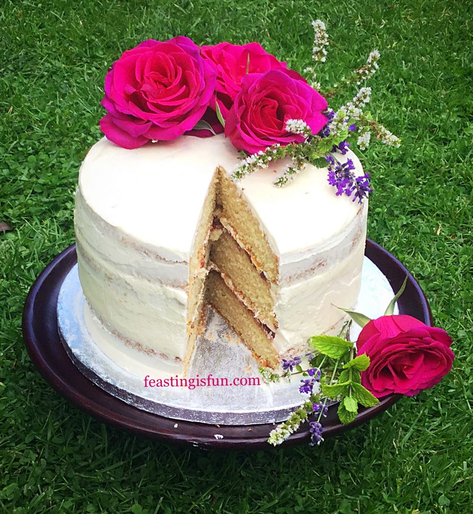 FF Raspberry Vanilla Naked Celebration Cake