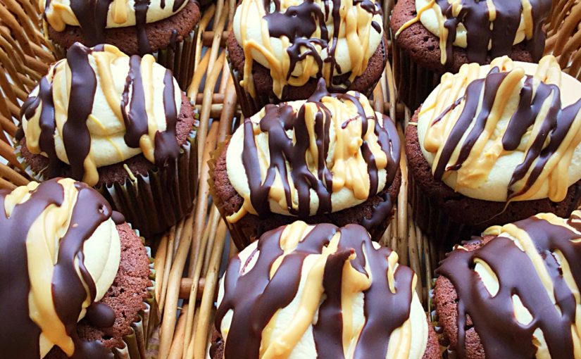 Caramac Frosted Chocolate Cupcakes