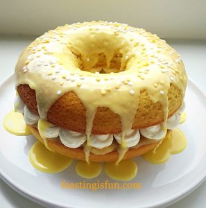 FF Lemon Coconut Sponge Layer Cake