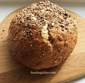 FF Plaited Seeded Top Wholegrain Spelt Bread 