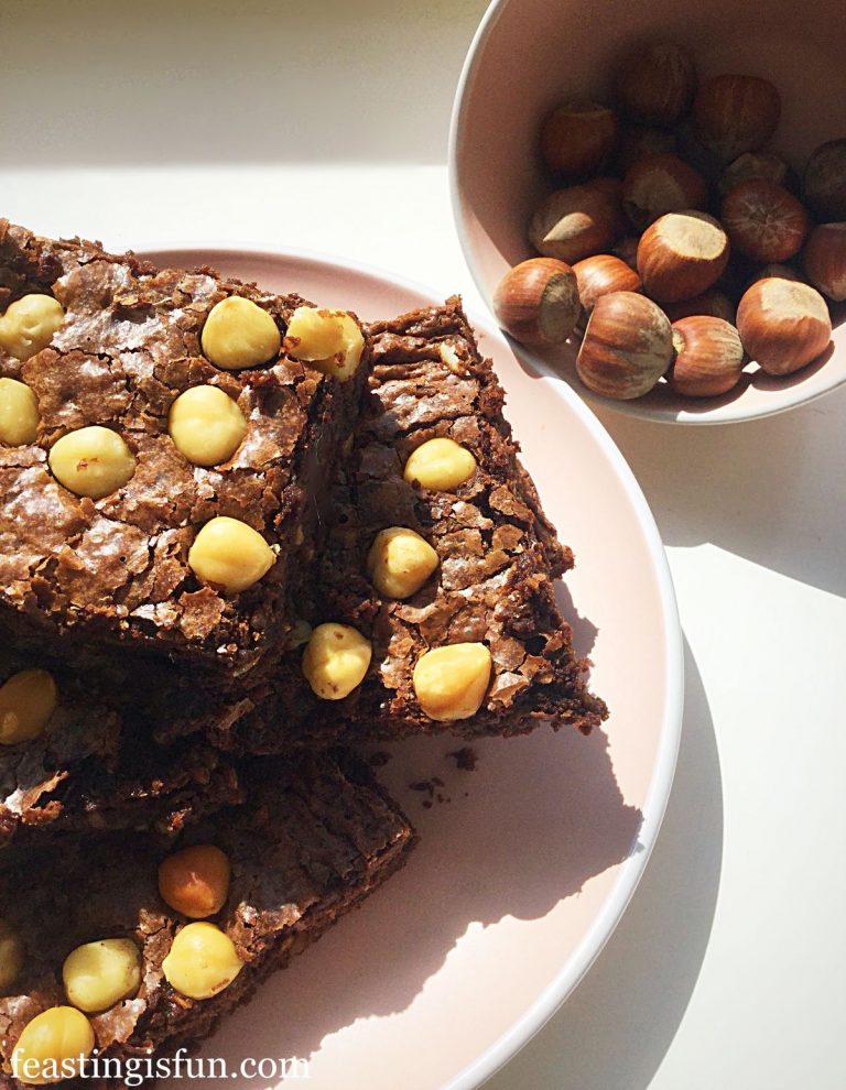 Caramel Crunch Rocky Road Bars Feasting Is Fun