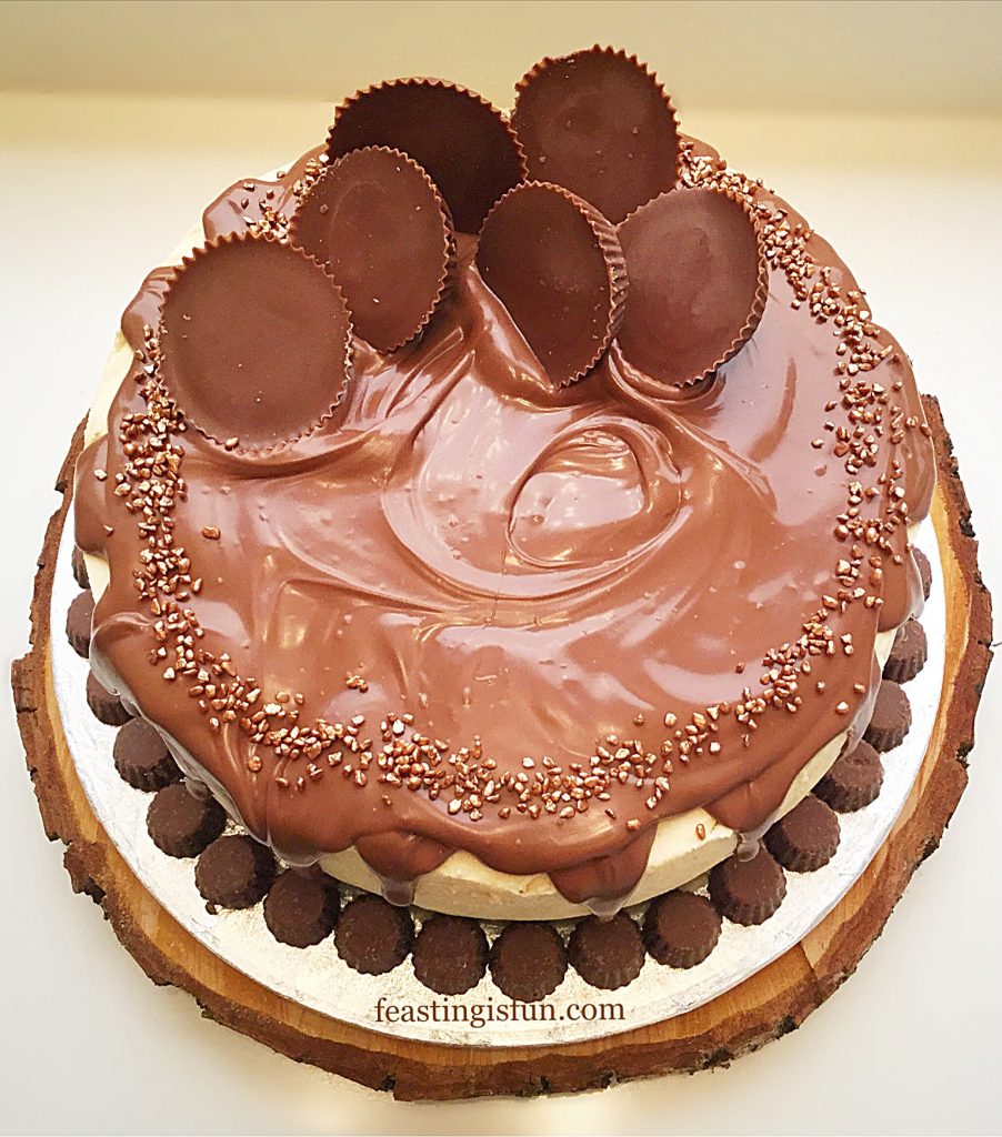 FF Chocolate Peanut Butter Drip Cake