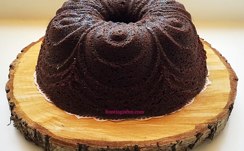 Chocolate Cherry Chiffon Bundt Cake