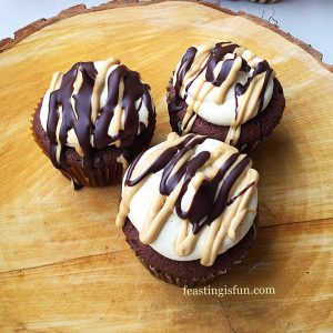 Caramac Frosted Chocolate Cupcakes 