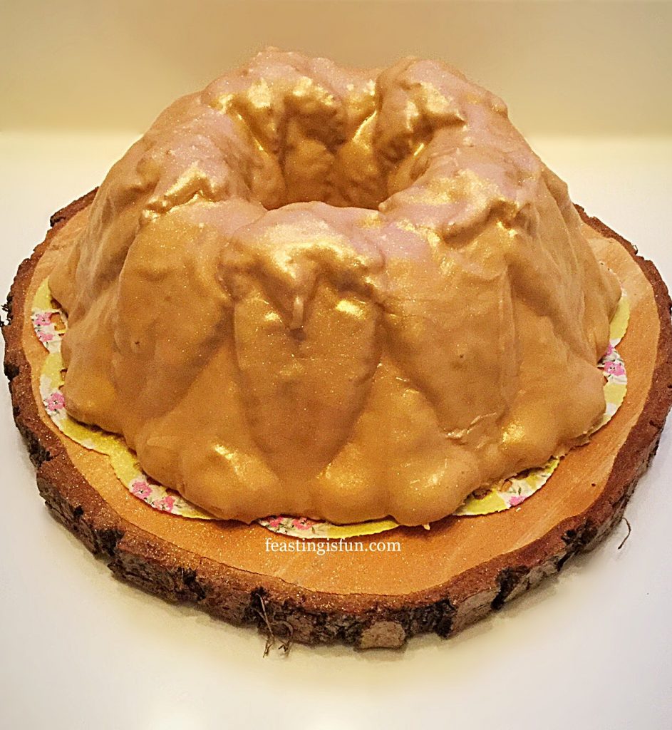 FF Coffee Pecan Nut Glazed Bundt Cake
