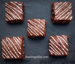 FF Peppermint Candy Cane Topped Brownies 