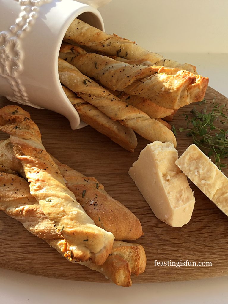 FF Cheddar Cheese Thyme Soft Breadsticks 