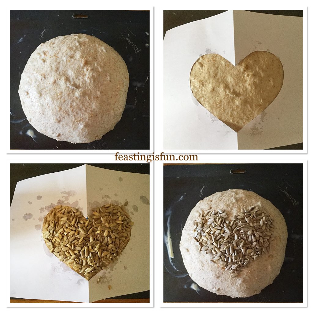 FF Sunflower Seed Heart Cob Loaf 