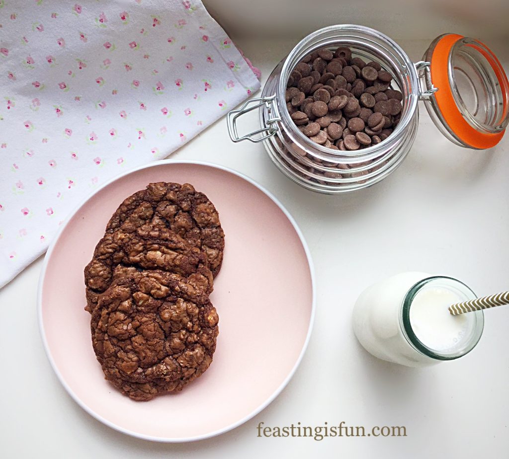FF Bakery Style Soft Triple Chocolate Cookies 