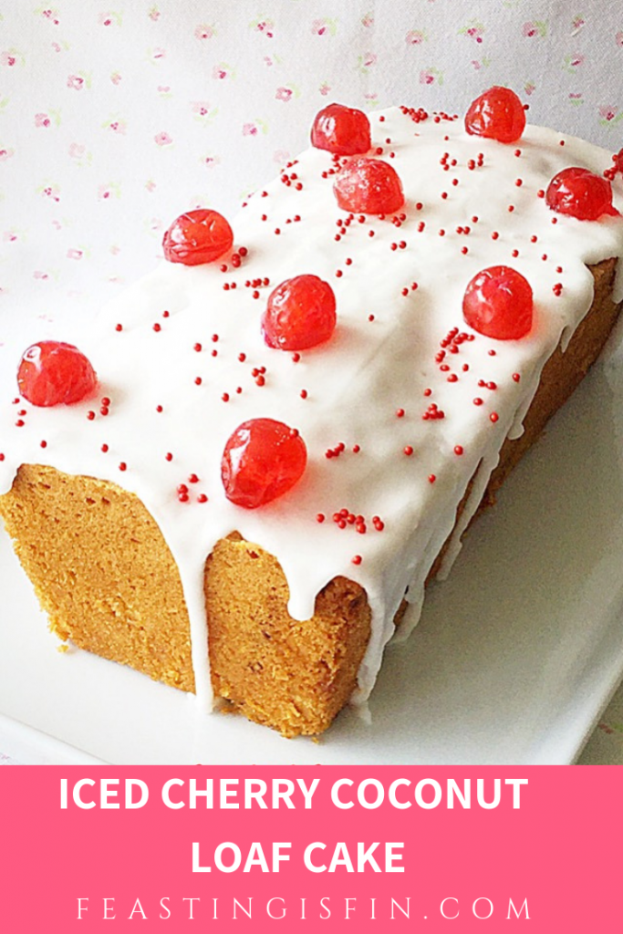 FF Uncut Iced Cherry Coconut Loaf Cake