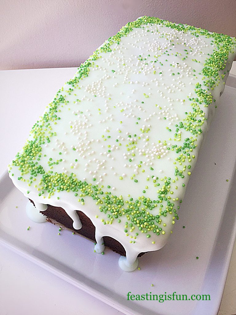 FF Mint Chocolate Chip Drizzle Cake 