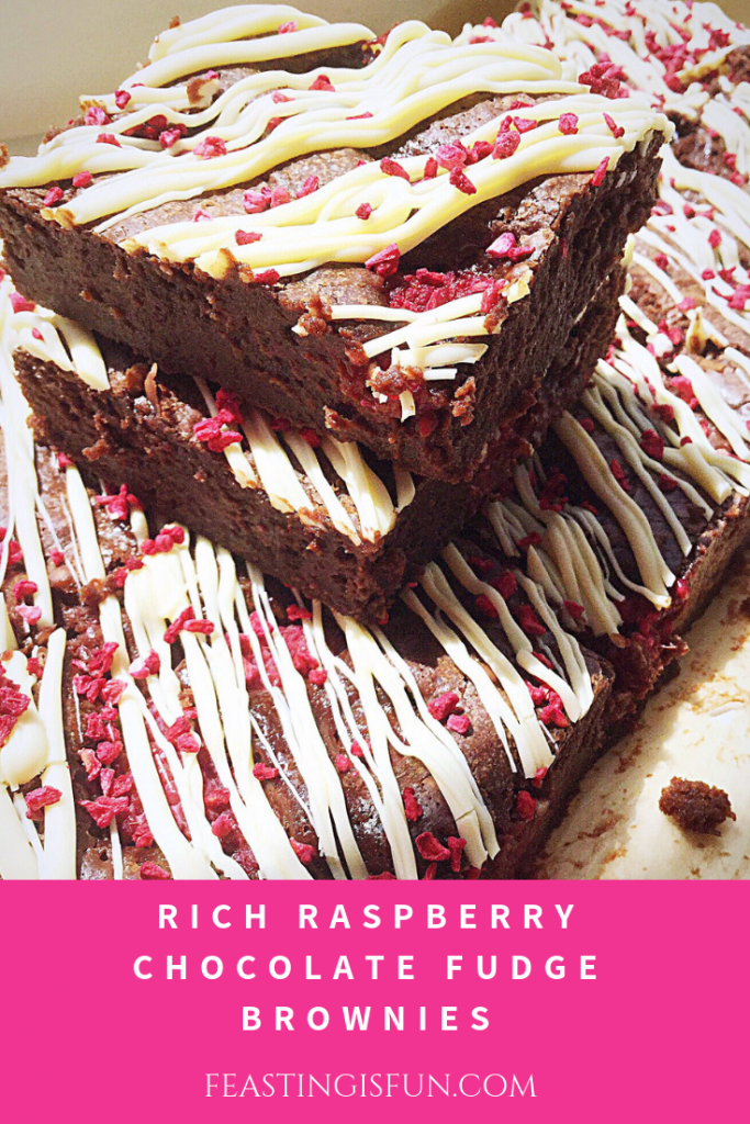 FF Rich Raspberry Chocolate Fudge Brownies 