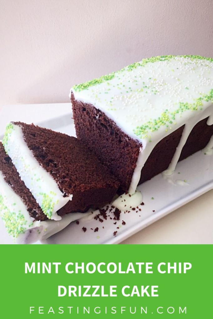 FF Mint Chocolate Chip Drizzle Cake 